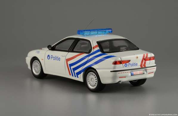 полицейские машины мира №49 ALFA ROMEO 156 полиция бельгии в Липецке фото 7