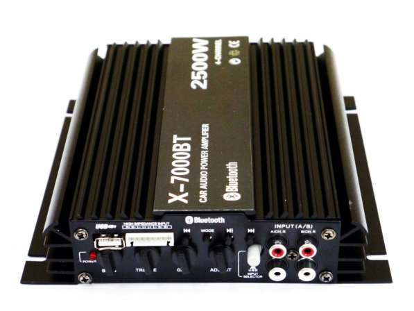 Усилитель X-7000BT - Bluetooth, USB,FM,MP3! 2500W 4х канальн в фото 3