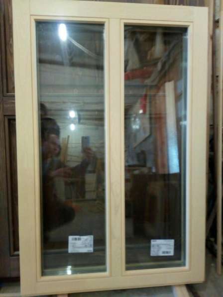 Окна деревянные евро из массива сосны в Екатеринбурге фото 4