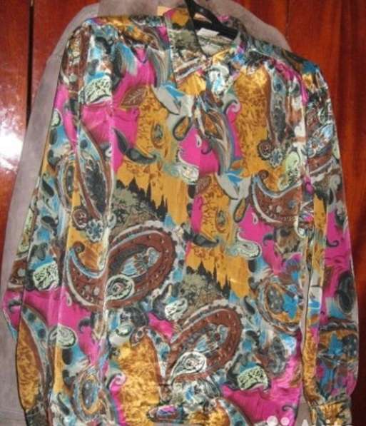 Блузка женская 48-50 размер очень красивая нарядная шёлк