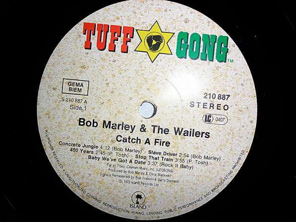 Bob Marley - Catch A Fire в Санкт-Петербурге