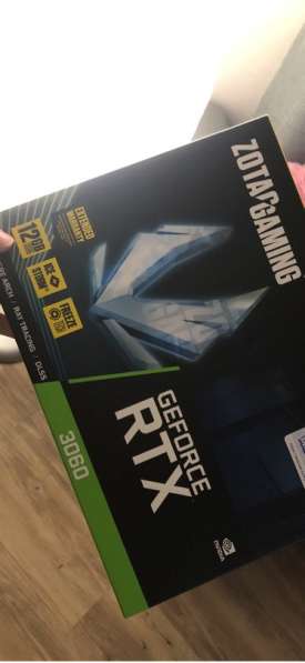 Nvidia GeForce Zotac RTX3060 (новая, не распакованная)