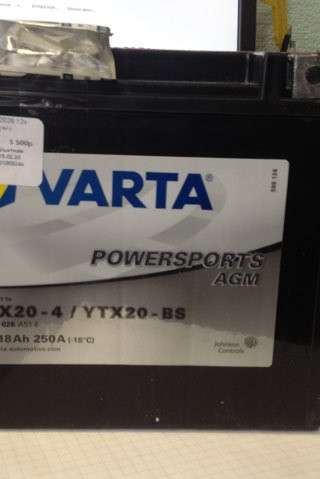 Аккумулятор Varta Powersports AGM 12V 18Ah