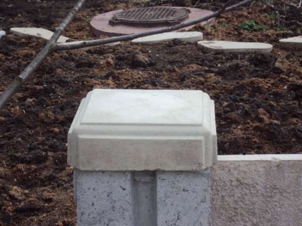 Крышки. парапеты на забор из бетона в Симферополе фото 5