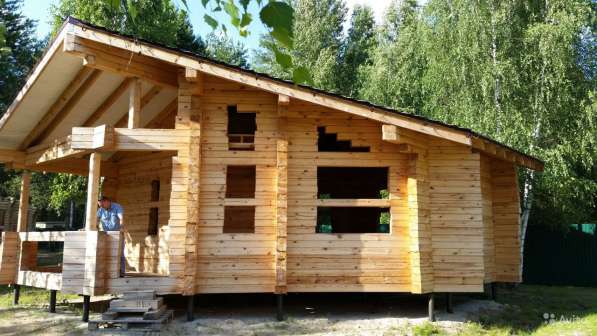 Брусовые каркасные и рубленные дома и бани в Костроме фото 9
