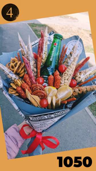 Мужские букеты/вкусные букеты в Челябинске фото 24