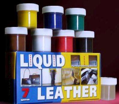 Средство Жидкая Кожа Liquid Leather клей краска для ремонта