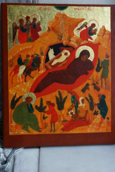 Икона Рождества Христова. 1970-е гг. в Санкт-Петербурге