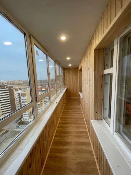 Обшивка балконов, Утепление, Остекление в Набережных Челнах фото 5