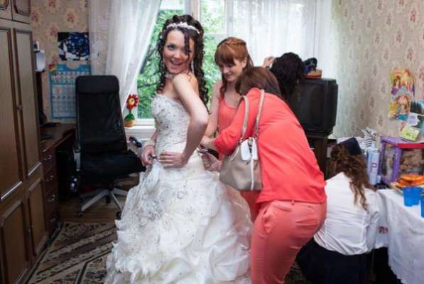 Сказочное свадебное платье в Москве фото 10