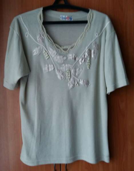 Футболка блузка кофточка женская серая 50 -52 размер