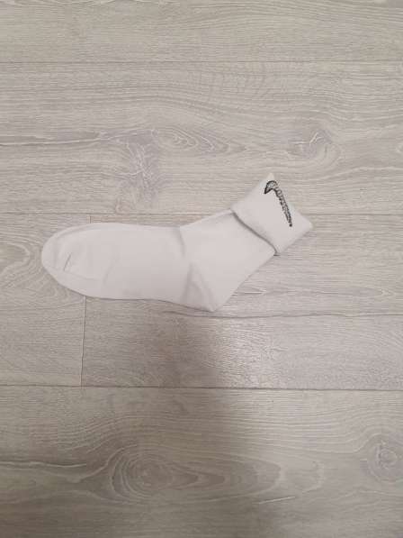 Белые высокие носки Nike в Чебоксарах фото 6