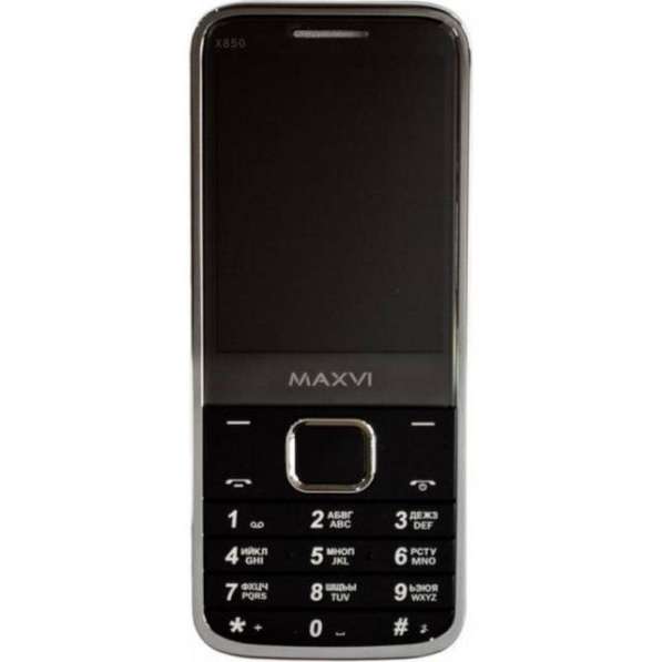 Телефон мобильный MAXVI X850 Black