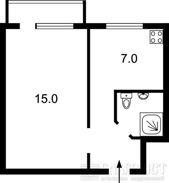 Продам 1-к квартиру с отличным ремонтом в фото 10