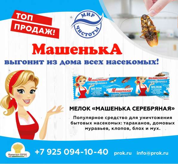 Машенька - выгонит из дома всех насекомых!