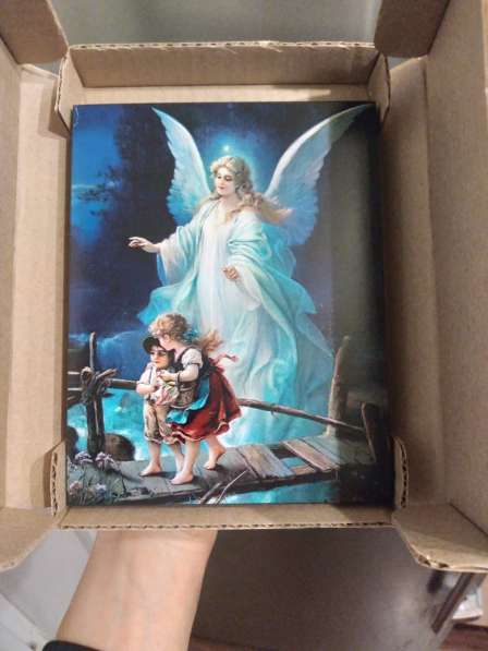 Икона Ангел-Хранитель новая подарочная в Москве фото 3