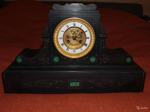 Старинные каминные часы. Франция, мастер С. Марти в Санкт-Петербурге фото 8
