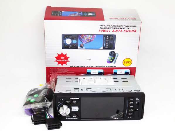 Магнитола Pioneer 4227 ISO - экран 4,1''+ DIVX + MP3 + USB в фото 5