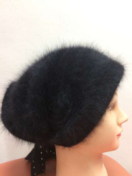 Шапка-бандана из ангоры в Москве фото 8