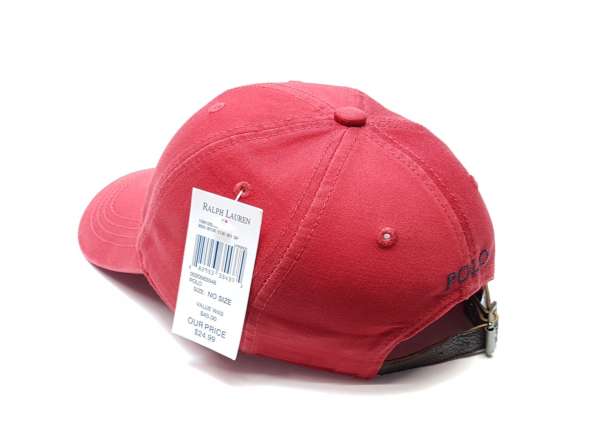 Бейсболка кепка Polo Ralph Lauren (красный) в Москве фото 10