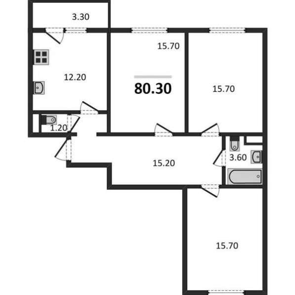 Продам трехкомнатную квартиру в Волгоград.Жилая площадь 80,30 кв.м.Этаж 15.Дом монолитный.