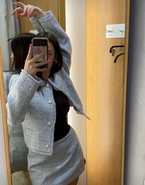 Жакет твидовый