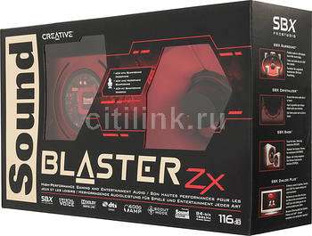 PCI-E creative Sound Blaster ZX, 5.1,