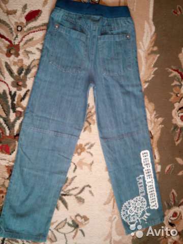 джинсовые и летние брюки размер 140 в Москве