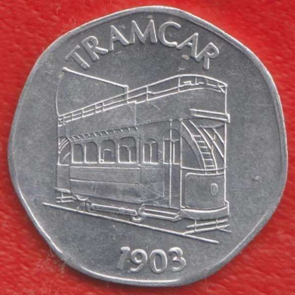 Англия транспортный жетон 20 токен Трамвай 1903