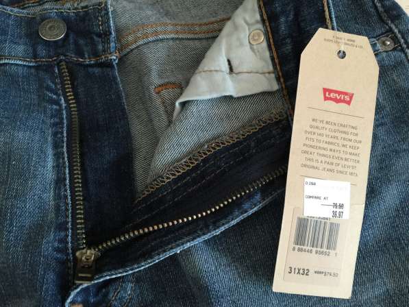 Новые джинсы Levis 513 в Москве фото 3