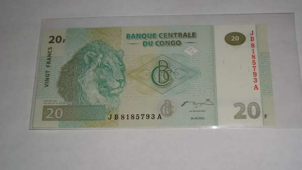 Конго, 20 франков, 2003 г., Unc