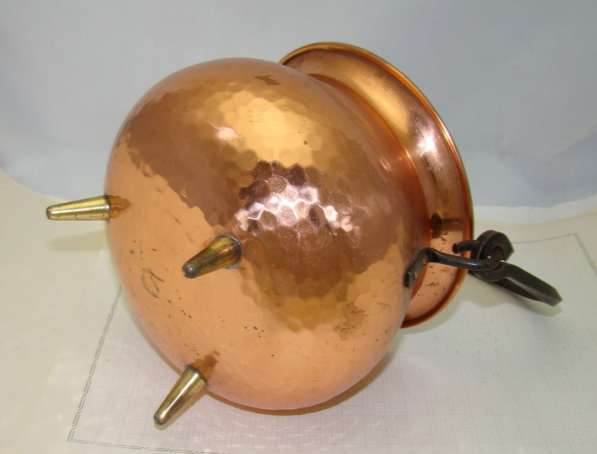 Кашпо медное винтажное (Q320) в Москве