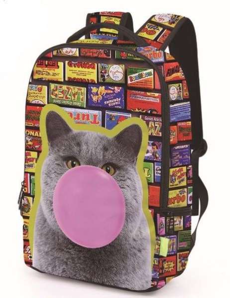 Рюкзак городской кот Gum в фото 3