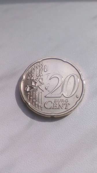 20 Евро Центов 2002 год F Германия в Москве
