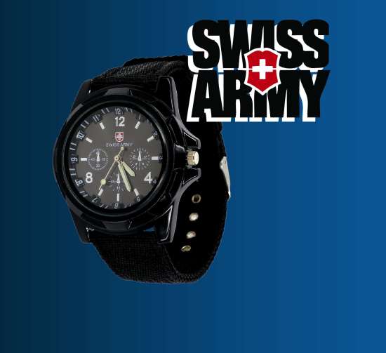 Часы Swiss Army, кварцевые, новые+портмоне Baellerry в фото 3