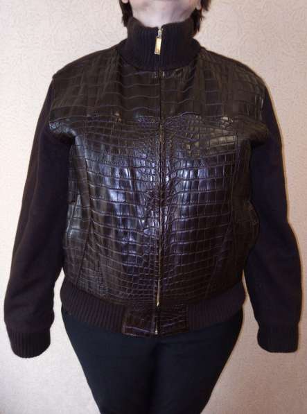 Продам куртку мужскую комбинированная из крокодиловой кожи в Москве фото 4