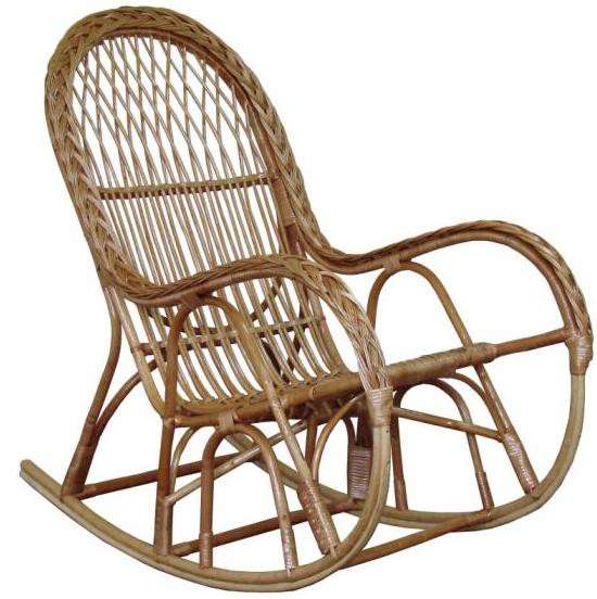 Кресло-качалка КК 4/3 с накидкой на сиденье
