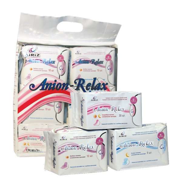 Женские гигиенические прокладки Anion-Relax AIRIZ в Хабаровске фото 3
