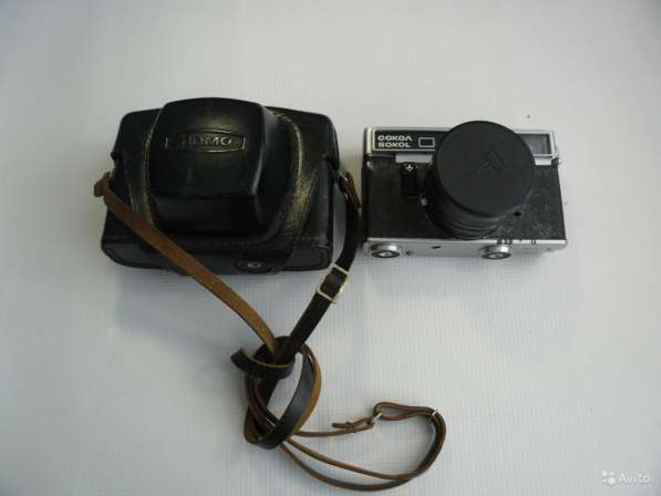Фотоаппарат "Сокол" с футляром для хранения