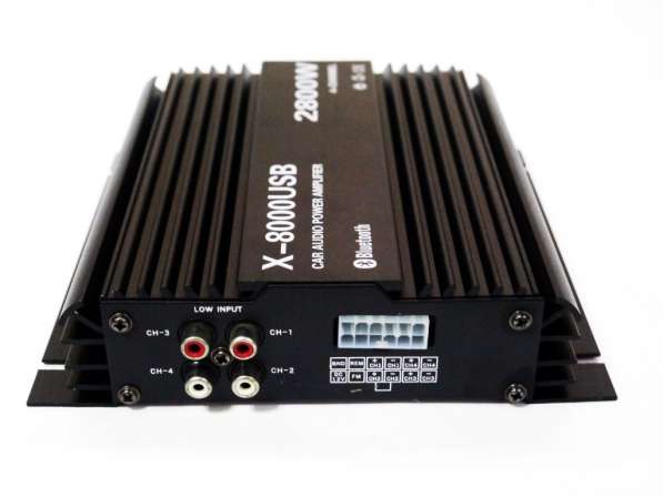 Усилитель X-8000USB Bluetooth, USB,FM,MP3! 2800W 4х канальны в фото 5