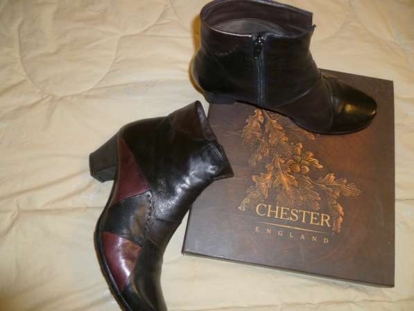Ботинки кожаные Честер Англия, размер 39 в 