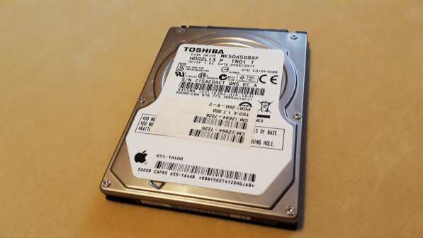 Жесткий диск Toshiba для ноутбука, Mac Mini, 500 GB