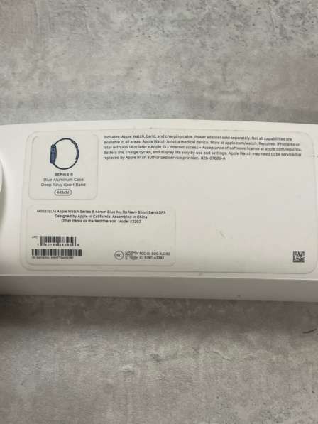 Смарт часы Apple 44 mm синий цвет в Москве фото 5