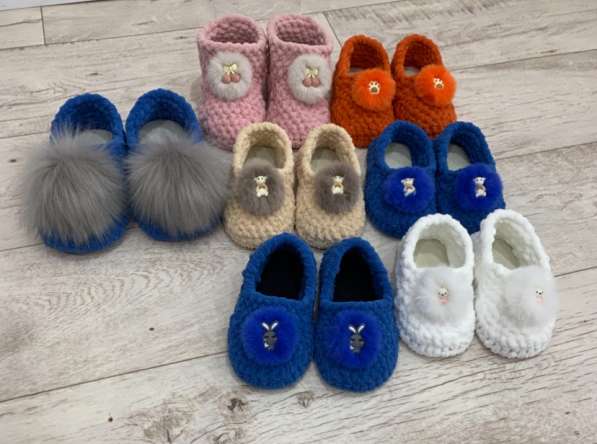 Домашние тапочки ручной работы