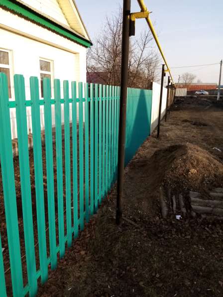 Забор из профнастила в Казани фото 10