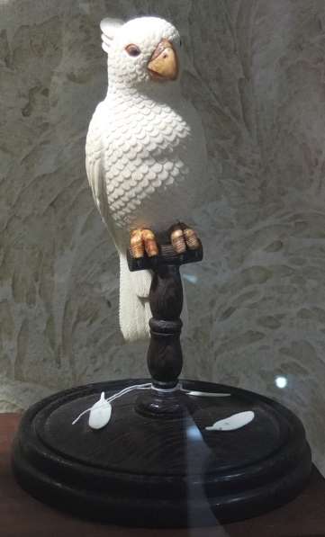 Костяная статуэтка Попугай из бивня мамонта, ручная работа в Ставрополе фото 10