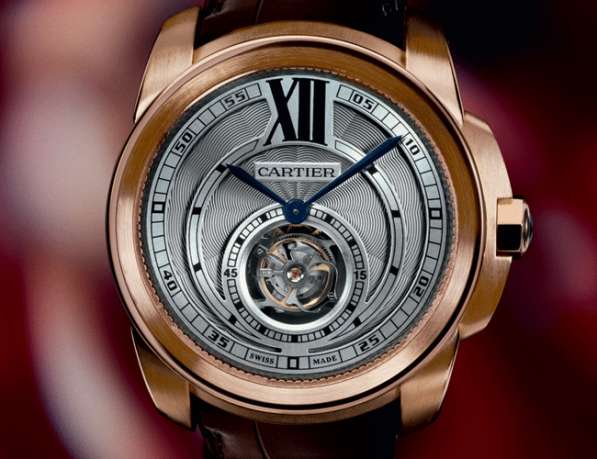 Оригинальные часы Cartier "Calibre de Cartier Flying Tourbil в Москве
