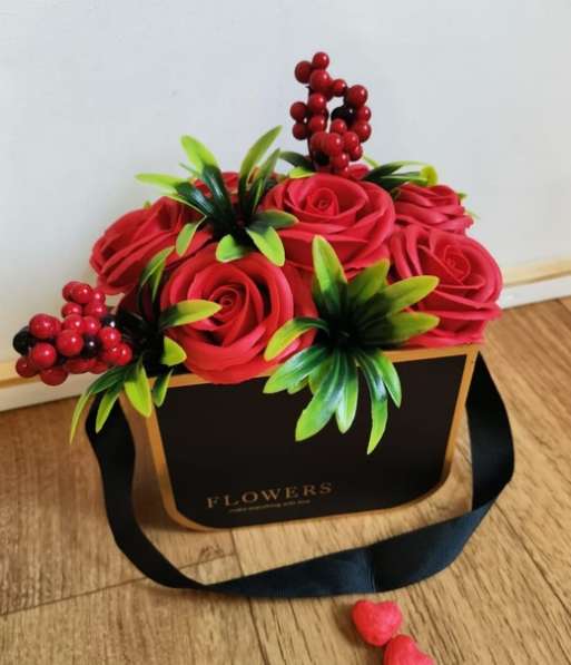 Букет из мыльных роз в Выборге фото 11