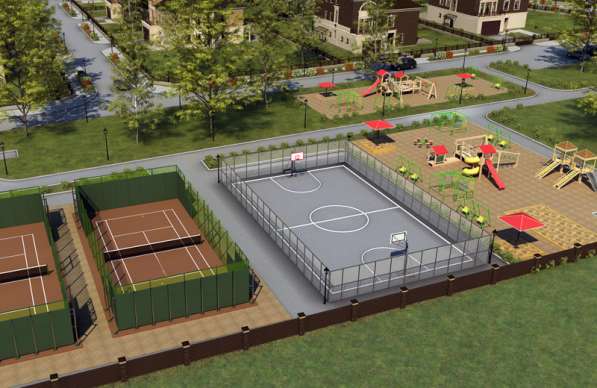 Строительство спортивных, игровых и детских площадок в Екатеринбурге фото 6