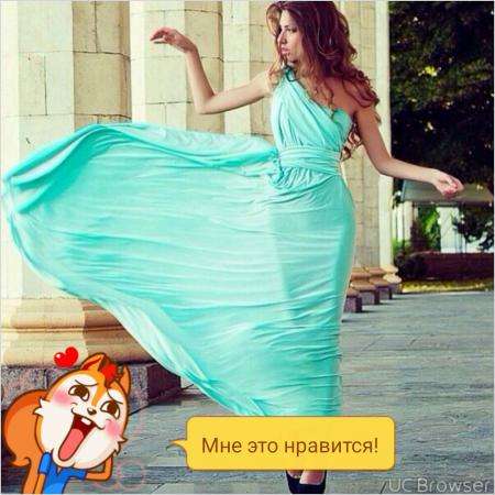 Вечернее платье в пол